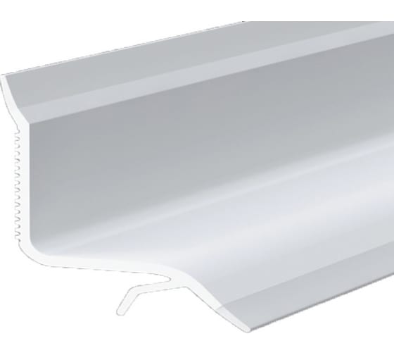 Бордюр для ванны на плитку GRACE ПВХ, 23 мм, 1.85 м, белый, 20 шт УТ000014588 0