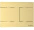 Кнопка смыва IBERICA BLANCA INOX-R нержавеющая сталь, золото матовое IB.B015.03 1