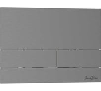 Кнопка смыва IBERICA BLANCA INOX-S нержавеющая сталь, вороненая сталь IB.B016.02