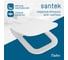 Сиденье Santek Лайн дюропласт, тонкое, микролифт, для подвесной чаши, 1WH501575 3