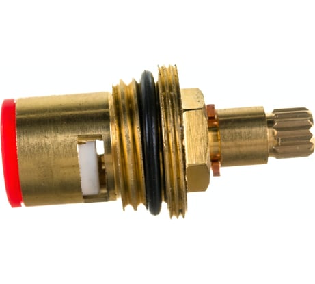 Керамическая кран-букса Профсан ПСМ 1/2", 15 шлицов 2 резьбы PSM-1291-15