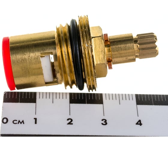 Керамическая кран-букса Профсан ПСМ 1/2", 15 шлицов 2 резьбы PSM-1291-15