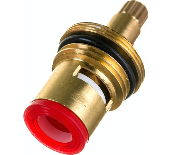 Керамическая кран-букса Профсан ПСМ 1/2", 15 шлицов 2 резьбы PSM-1291-15
