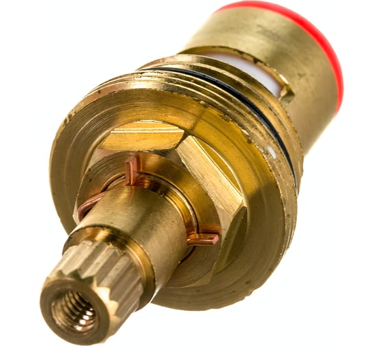 Керамическая кран-букса Профсан ПСМ 1/2", 15 шлицов 2 резьбы PSM-1291-15