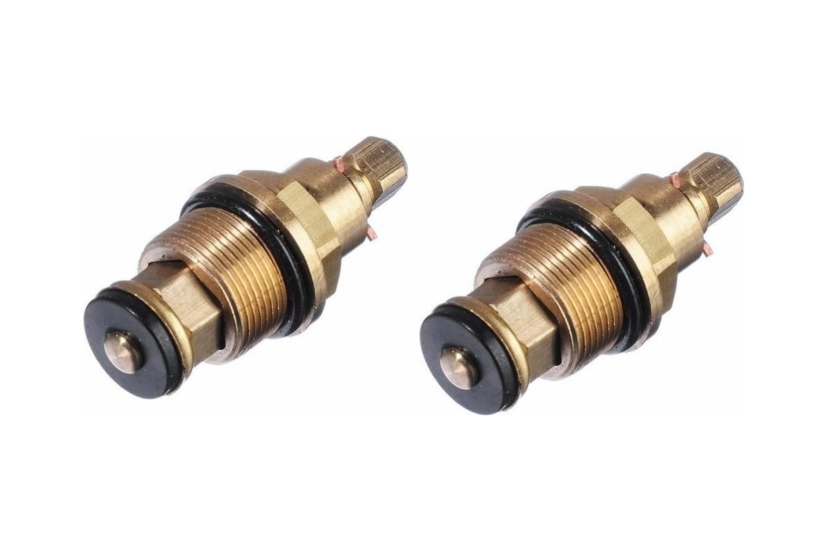 Комплект кран-букс Профсан ПСМ резина M18х1 квадрат 7х7, 2 резьбы, 2 шт ...