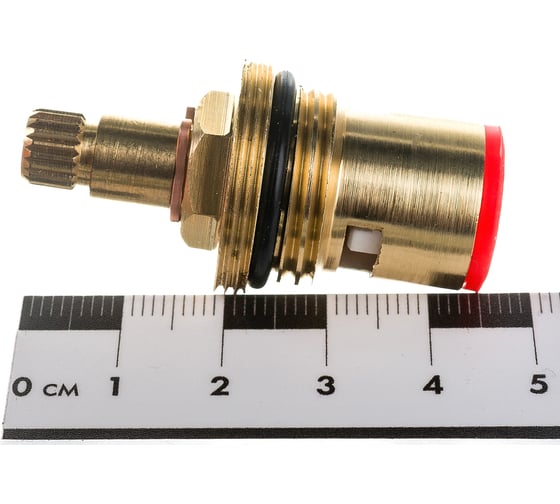 Керамическая кран-букса Профсан ПСМ 1/2", 20 шлицов 2 резьбы PSM-1291-20