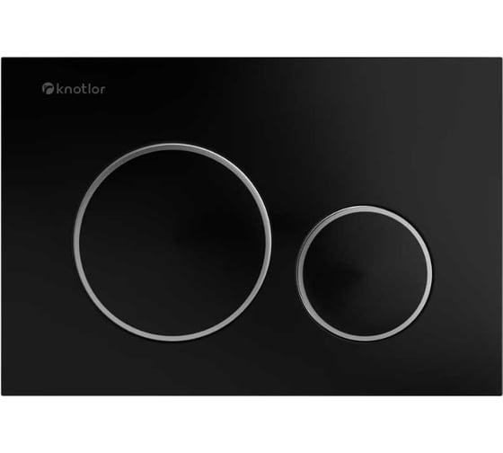 Клавиша смыва Knotlor черный BIS104BLC 1