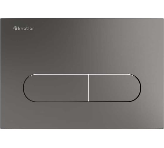 Клавиша смыва Knotlor вороненая сталь BIS101GM 1