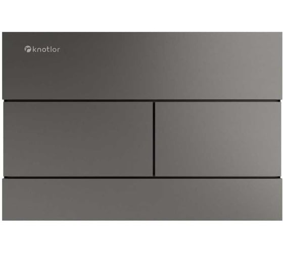 Клавиша смыва Knotlor вороненая сталь BIS103GM 1