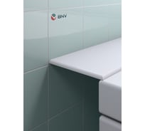 Акриловый бордюр плинтус для ванны BNV ПШ120 75 сантиметров, универсальный (левая/правая сторона), белый цвет 4603307470871