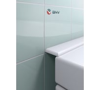 Акриловый бордюр плинтус для ванны BNV ПШ36 75 сантиметров, универсальный (левая/правая сторона), белый цвет 4603307470765