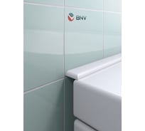 Акриловый бордюр плинтус для ванны BNV ПШ24 75 сантиметров, универсальный (левая/правая сторона), белый цвет 4603307470758