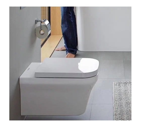 Сиденье для унитаза Duravit P3 COMFORTS с автоматическим опусканием, съемное 00000045647 20390000