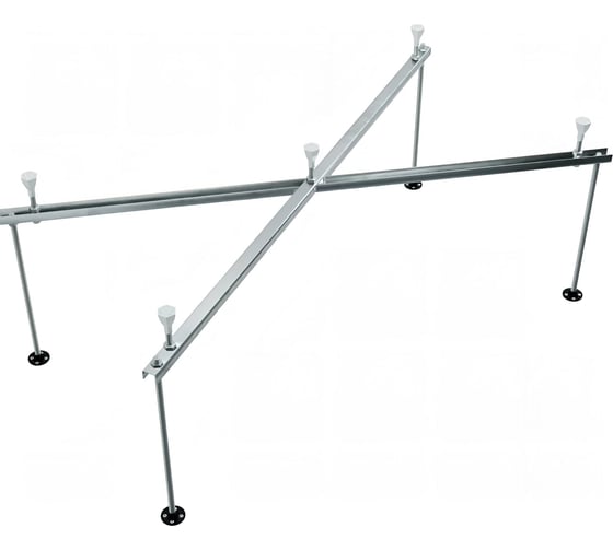 Каркас усиленный для прямоугольных ванн ООО ПКФ Сварком 170-190_75-90, универсальный, 5 опор, 1шт СанТех s066368 1