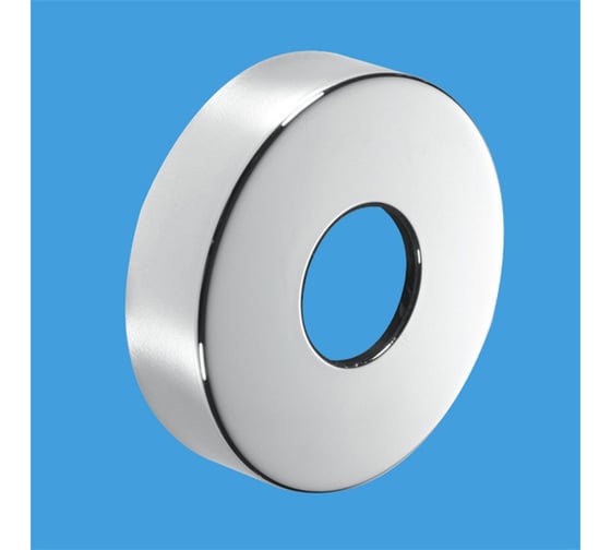 Отражатель хромированный латунный McAlpine (D85мм/h27мм) Ду=32мм F32-CB 1