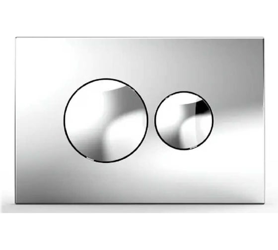 Кнопка к инсталляции Nova круглая хромированная 1 шт в коробке 7512 1