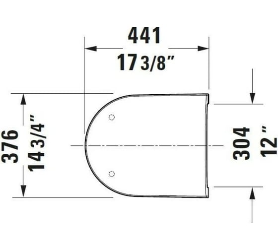 Сиденье для унитаза Duravit D-NEO без soft close 0021610000 00000090435