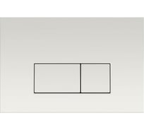 Панель смыва Aquatek белая, V (кнопка прямоугольная) KDI-0000003 00000071452