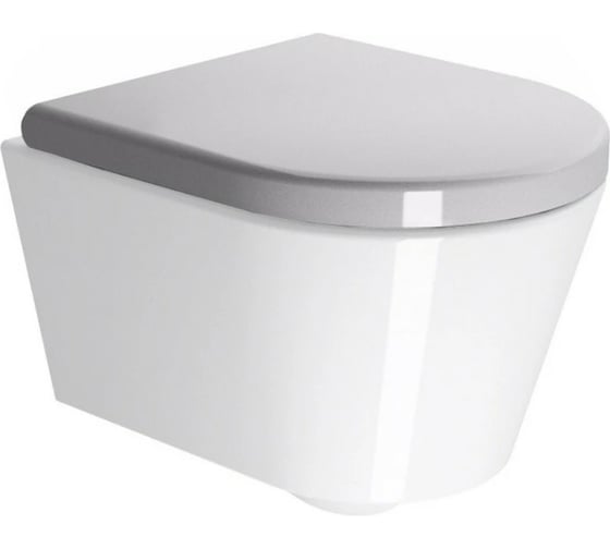 Крышка-сиденье GSI NORM/PURA/KUBE soft-close стандартное, белый 07 MS86CN11 00000074434