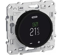 Термостат программируемый с сенсорным дисплеем Systeme Electric Odace SE S52R508