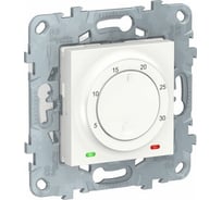 Электронный термостат Systeme Electric Unica New белый, 8А, встроенный термодатчик NU550118