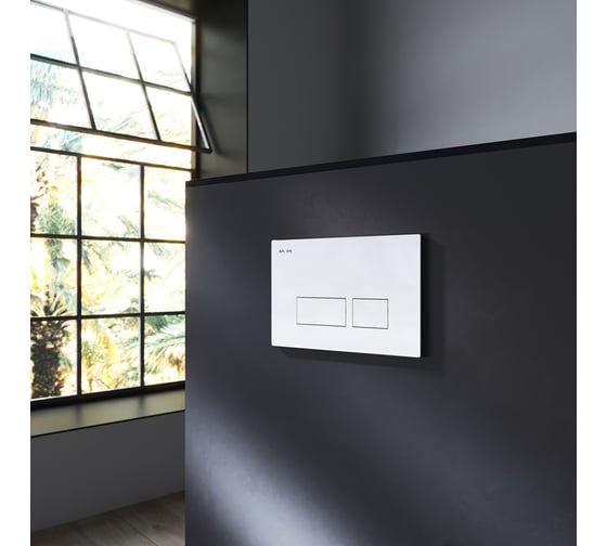 Клавиша для инсталляции AM.PM Pro S Plus пневматическая пластик глянцевый хром I0470B51 1