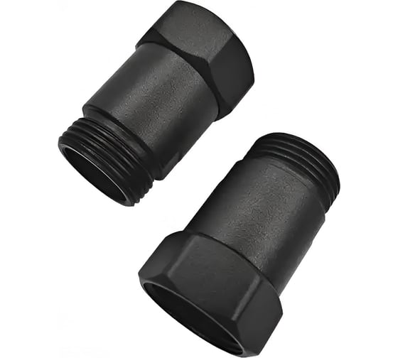 Соединение прямое ООО ПКФ Сварком 1 х1 гш для п/сушителя, черный матовый (уп/1шт) СанТех s069689 1