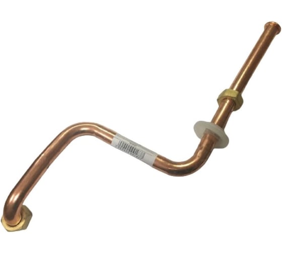 Патрубок медный теплообменник-гидравлический блок Сармат Т,ТВ УТ-00006926 1