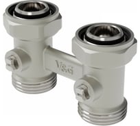 Узел для нижнего подключения радиатора VALOGIN 3/4"х3/4", евроконус VG-605102