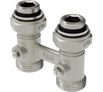 Узел для нижнего подключения радиатора VALOGIN 1/2"х 3/4", евроконус VG-605101