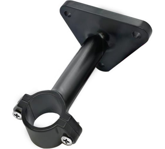 Кронштейн для крепления к стене РОСМА длина 100мм, корпус алюминий, черный D070-09913 1