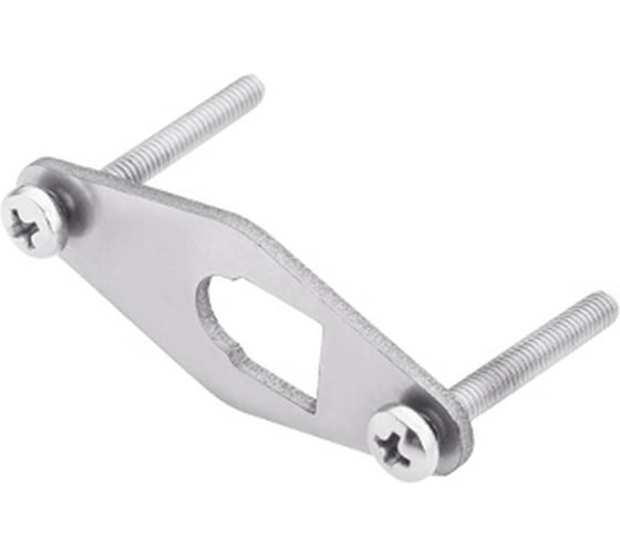 Скоба для ТМ-121Т РОСМА тип 1 (прямая) в комплекте с винтами M4x30, нержавеющая сталь D070-09926 1