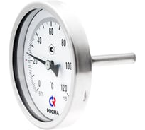 Термометр РОСМА БТ-51.220 (-30-50C) L=46 G1/2 1.5 биметаллический 100мм, радиальный D070-08254