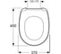 Пластиковая крышка для унитаза Bath Plus бежевый KDU03 3