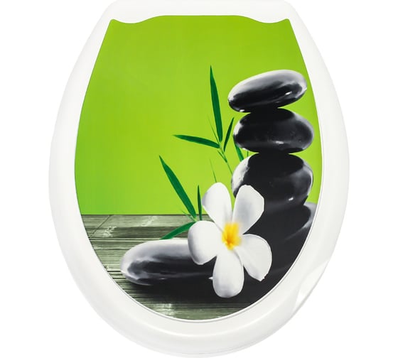 Пластиковая крышка для унитаза Bath Plus ГАРМОНИЯ фотопринт KDU021 1