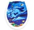 Пластиковая крышка для унитаза Bath Plus ДЕЛЬФИНЫ фотопринт KDU127 1