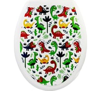 Пластиковая крышка для унитаза Bath Plus ДИНО фотопринт KDU119