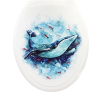 Пластиковая крышка для унитаза Bath Plus КИТ фотопринт KDU221