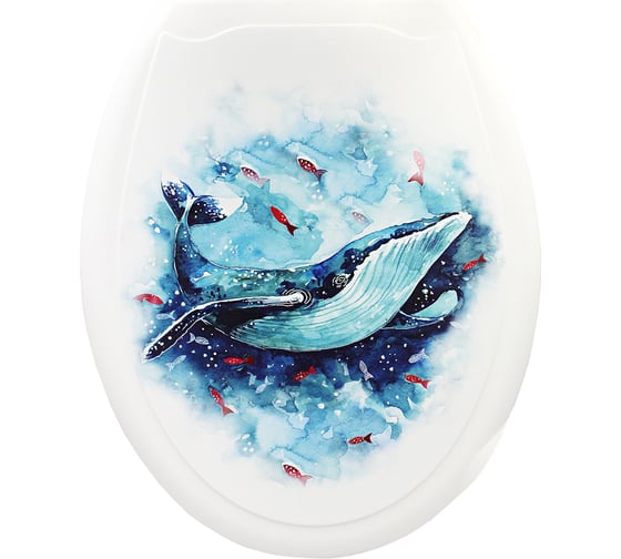 Пластиковая крышка для унитаза Bath Plus КИТ фотопринт KDU221