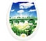 Пластиковая крышка для унитаза Bath Plus УТРЕННЯЯ РОСА фотопринт KDU149 1