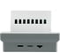 Терморегулятор STEKKER Wi-Fi (механизм), 250В, 3500Вт, серия Эмили, RSW00-5119-10, платиново-серый, soft touch, 50378 4