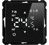 Терморегулятор STEKKER Wi-Fi (механизм), 250В, 3500Вт, серия Катрин, GLS00-7119-05, черный, 50375