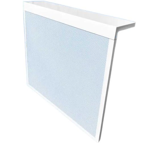Экран на батарею ООО Вентмаркет 550х300х150 мм, без верхней перфорации, разборный, цвет белый SC550300 1