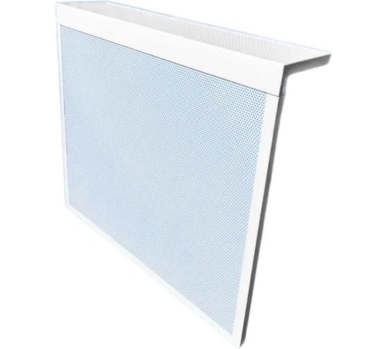 Экран на батарею ООО Вентмаркет 500х450х150 мм, с верхней перфорацией, разборный, цвет белый SCC500450 1
