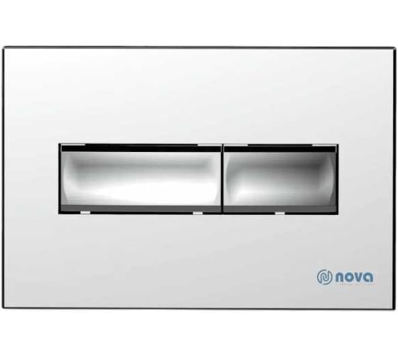 Кнопка для инсталляции Nova Line хромированная (глянцевая) 7522 1