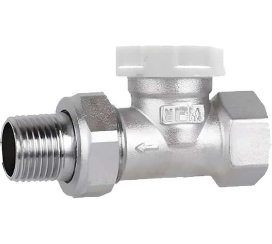 Вентиль настроечный для систем отопления ViEiR прямой, нижний, 3/4 VR287 1