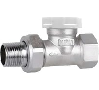 Вентиль настроечный, клапан радиаторный прямой нижний 1/2 для точной регулировки теплоносителя VIEIR VR286