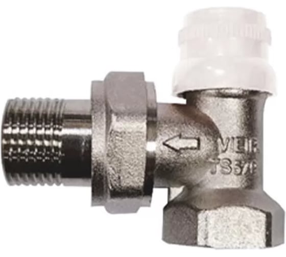 Вентиль настроечный для регулировки потока теплоносителя ViEiR угловой, нижний, 3/4 VR363 1