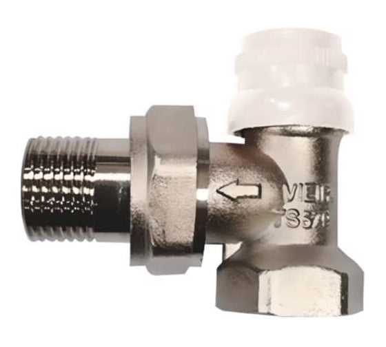 Вентиль настроечный для балансировки отопительных контуров ViEiR угловой, нижний, 1/2 VR362 1