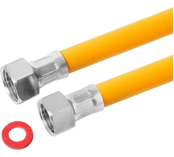 ПВХ шланг для газа ViEiR 5.0м 1/2 гайка–гайка армированный по ГОСТ Р 53980-2010 для газовой плиты, панели и оборудования MQXN500 1